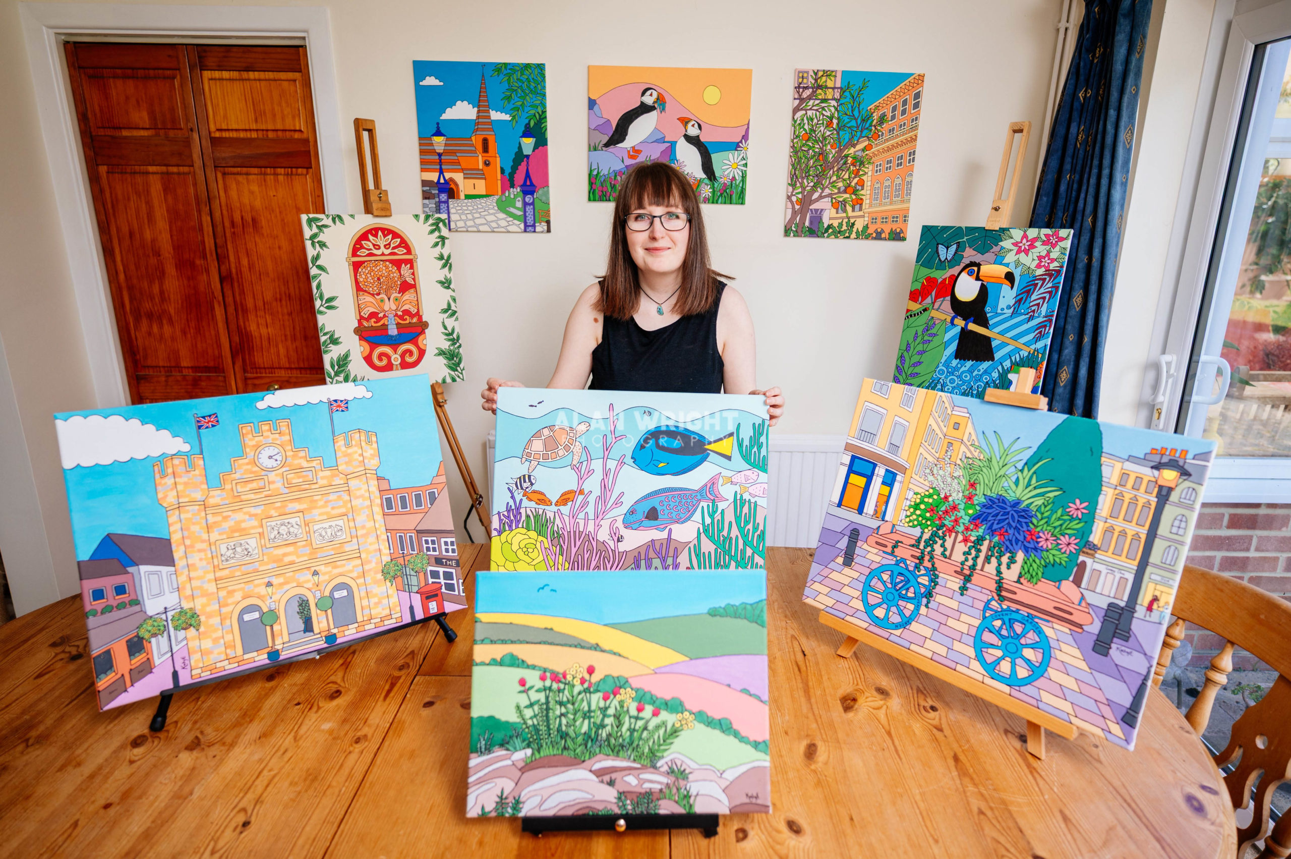 VIBRANT COLOURS OF KATY EDGINGTON