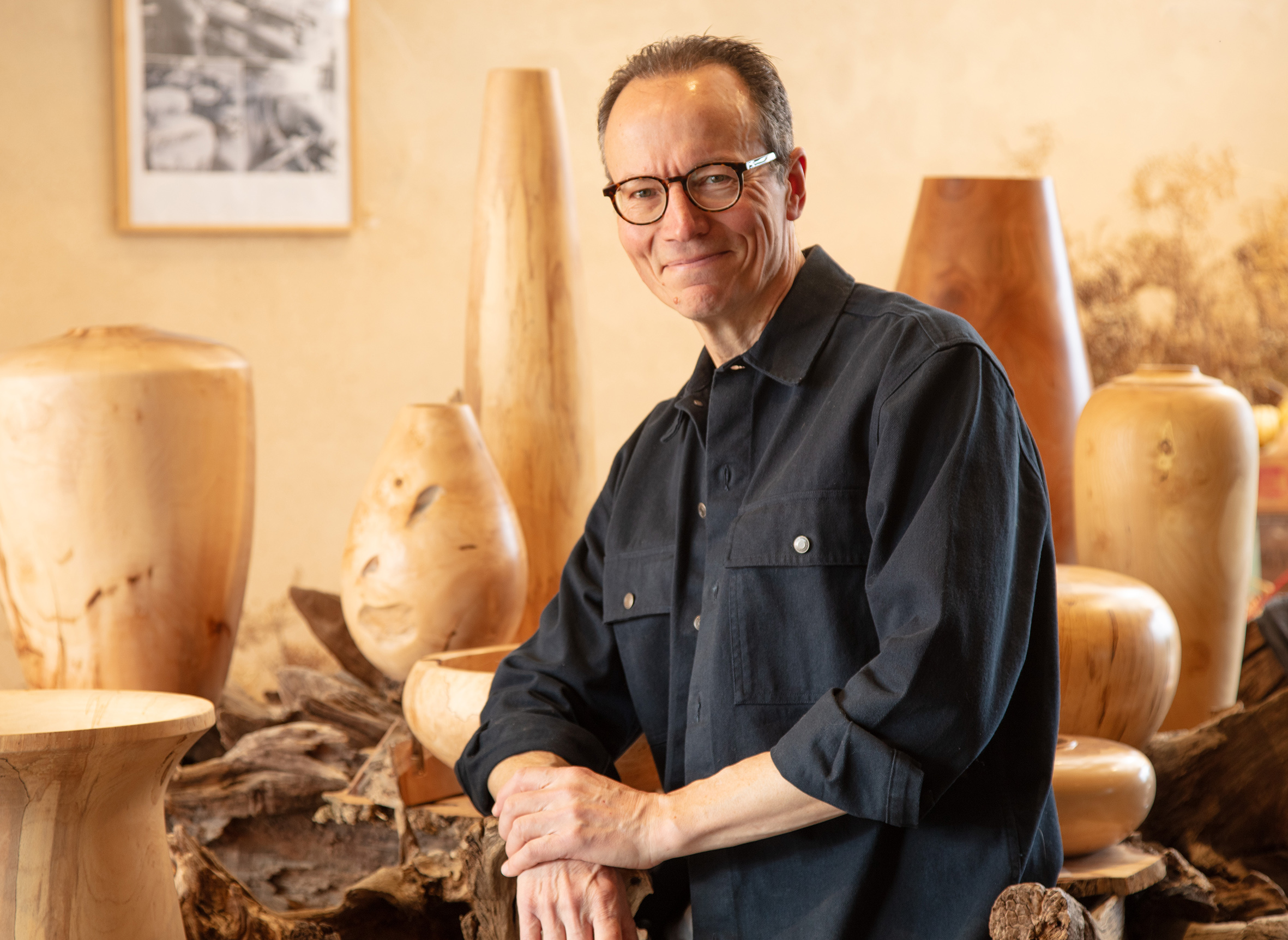 STORRINGTON WOODTURNER IAN CLUTTON